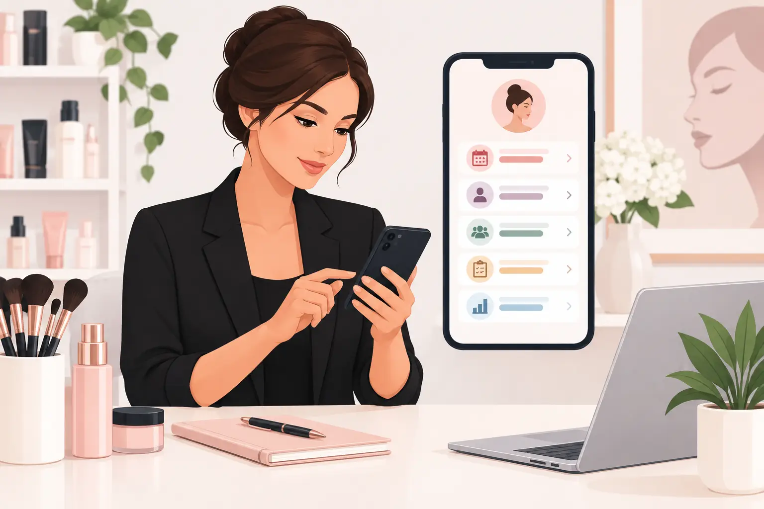 Beauty Consultant Business App: Stay Organized