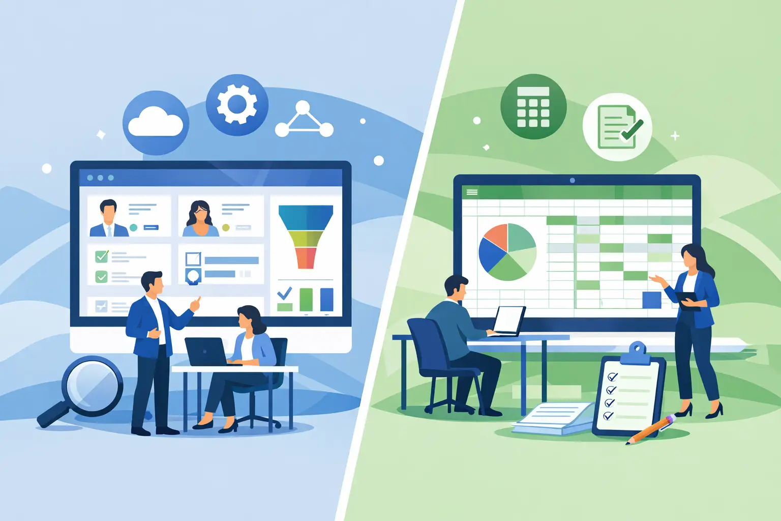 CRM vs Spreadsheets for Consultants Compared