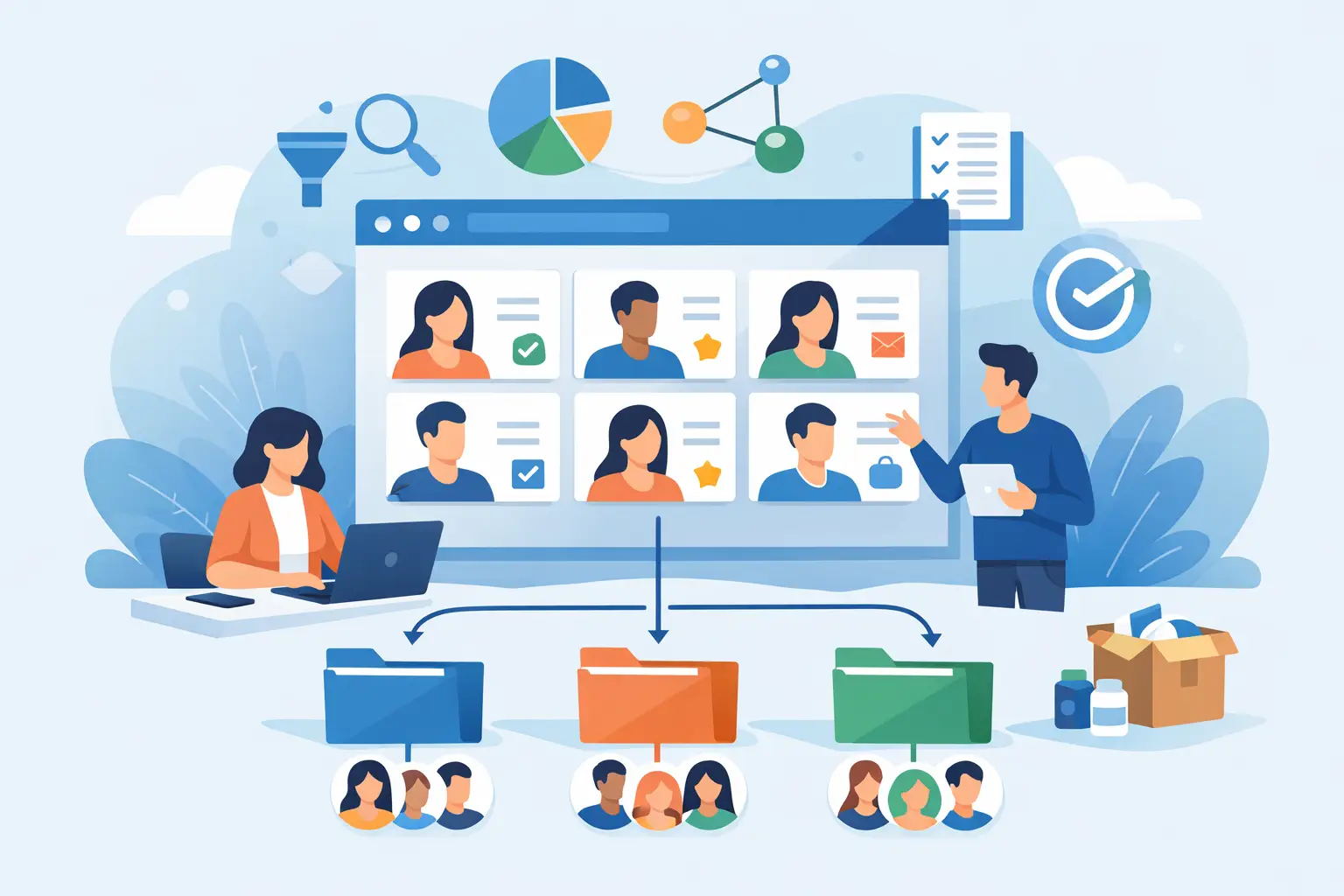 How to Organize Direct Sales Customers Better