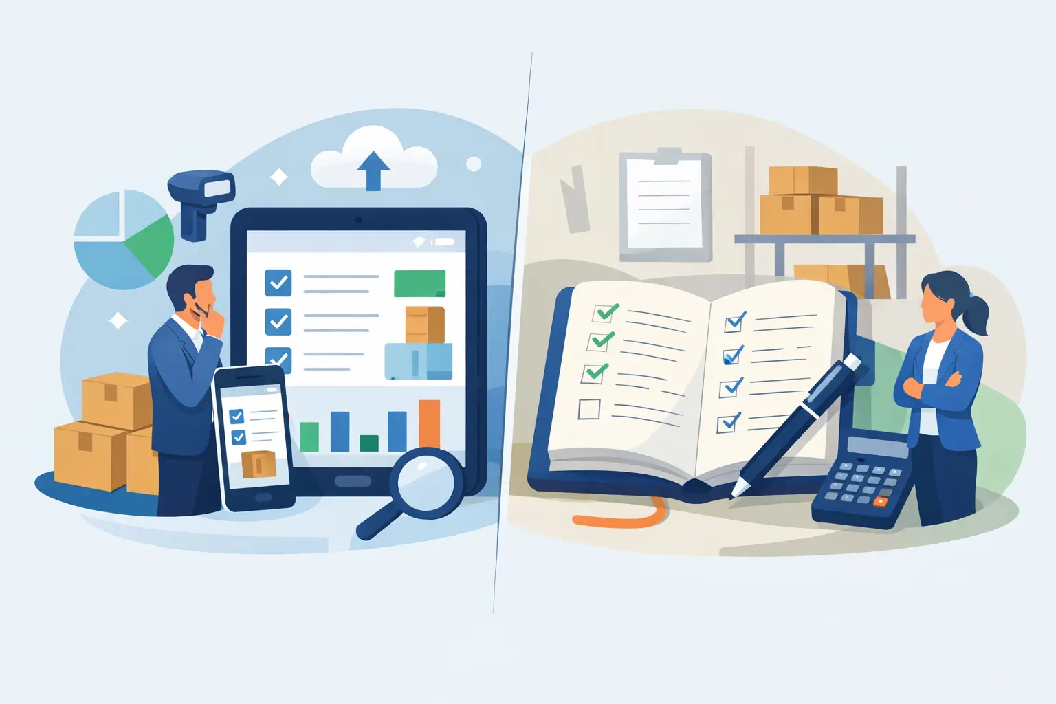 Inventory App Versus Stock Notebook for Consultants