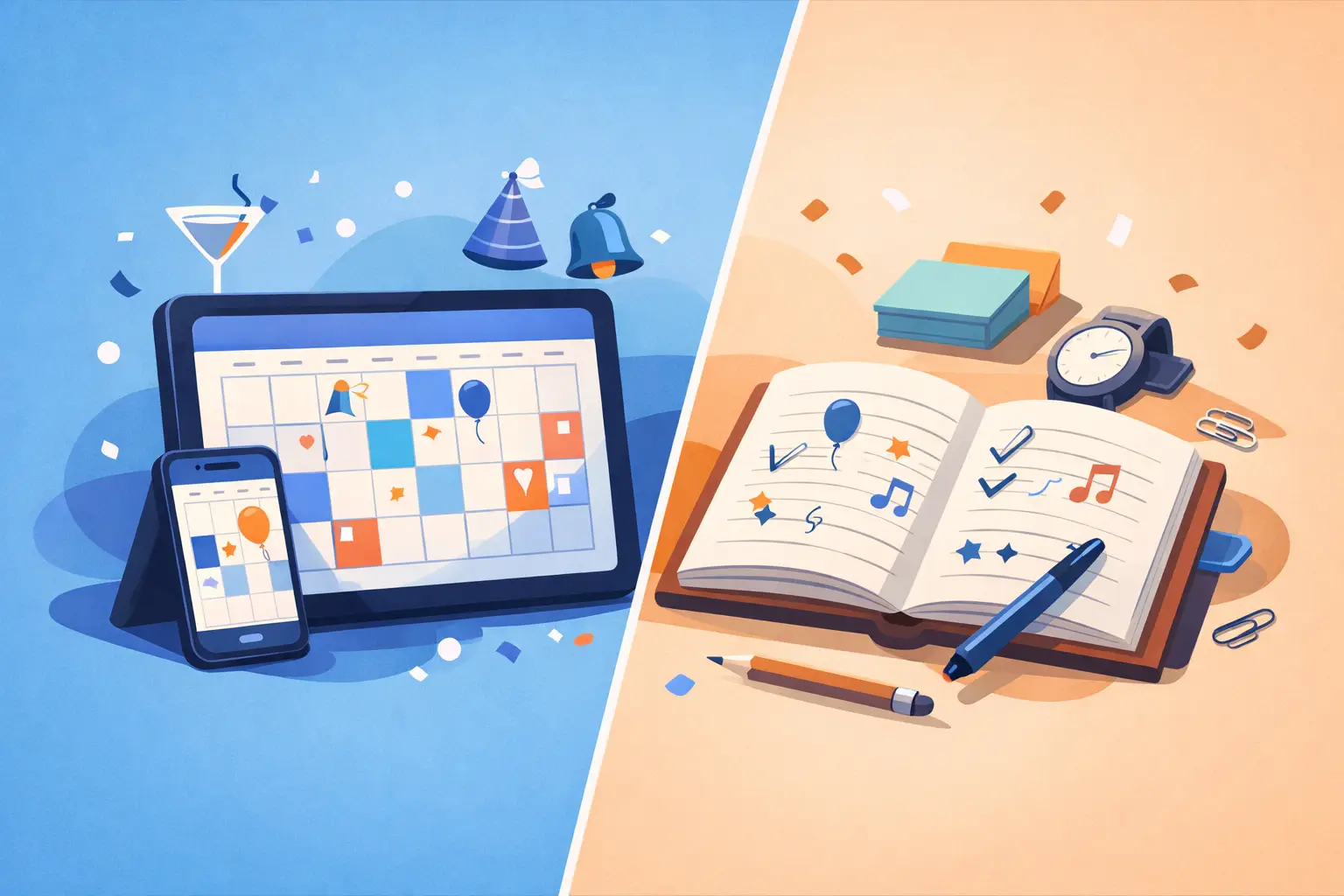 Party Calendar Versus Paper Diary: Which Works?