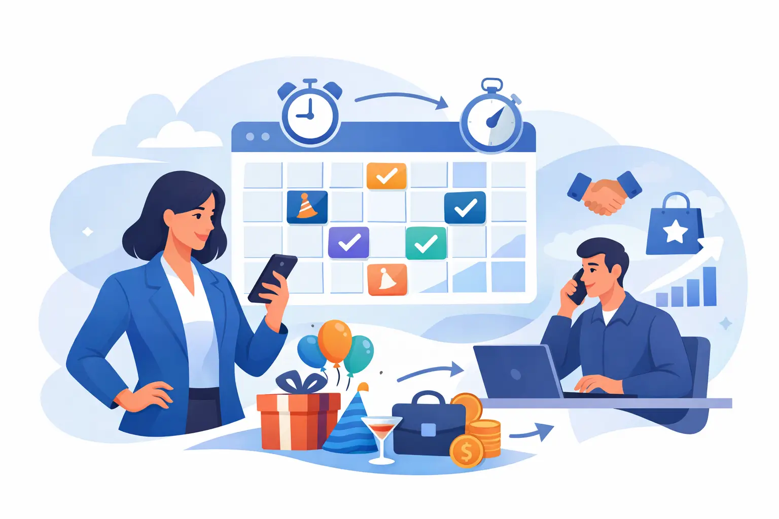 How a Party Scheduling App Saves Sales Time