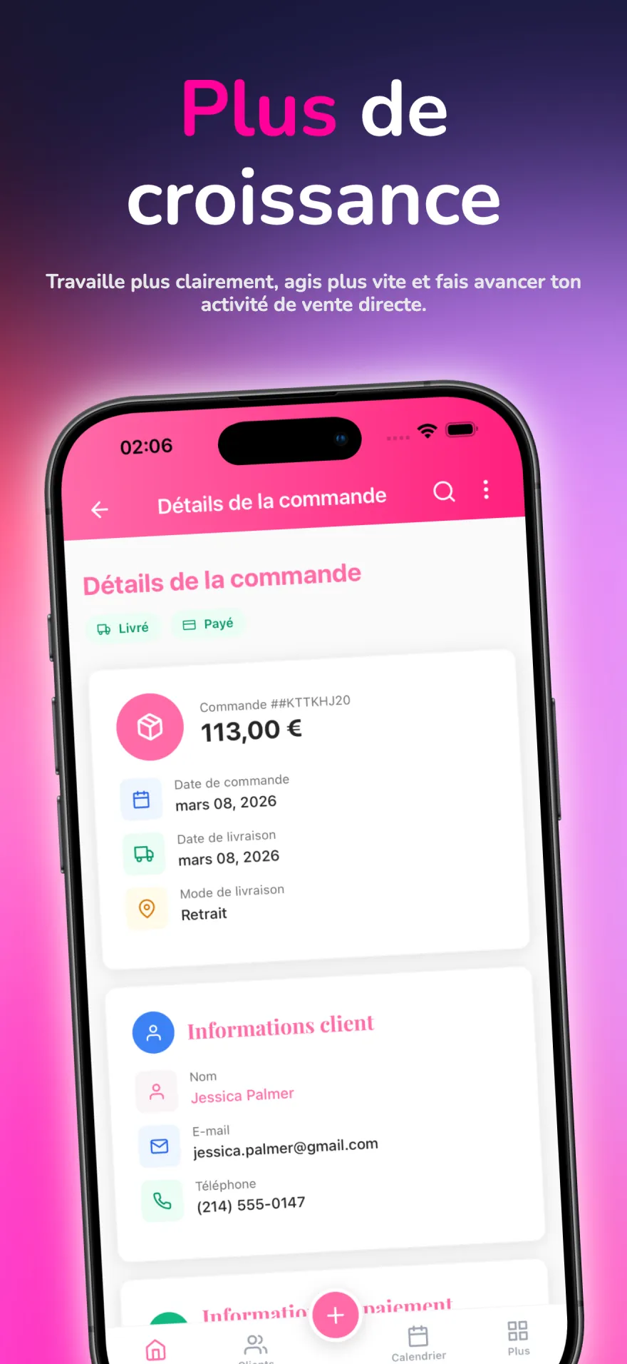 Tableau de bord financier avec rapports de revenus, dépenses et bénéfices