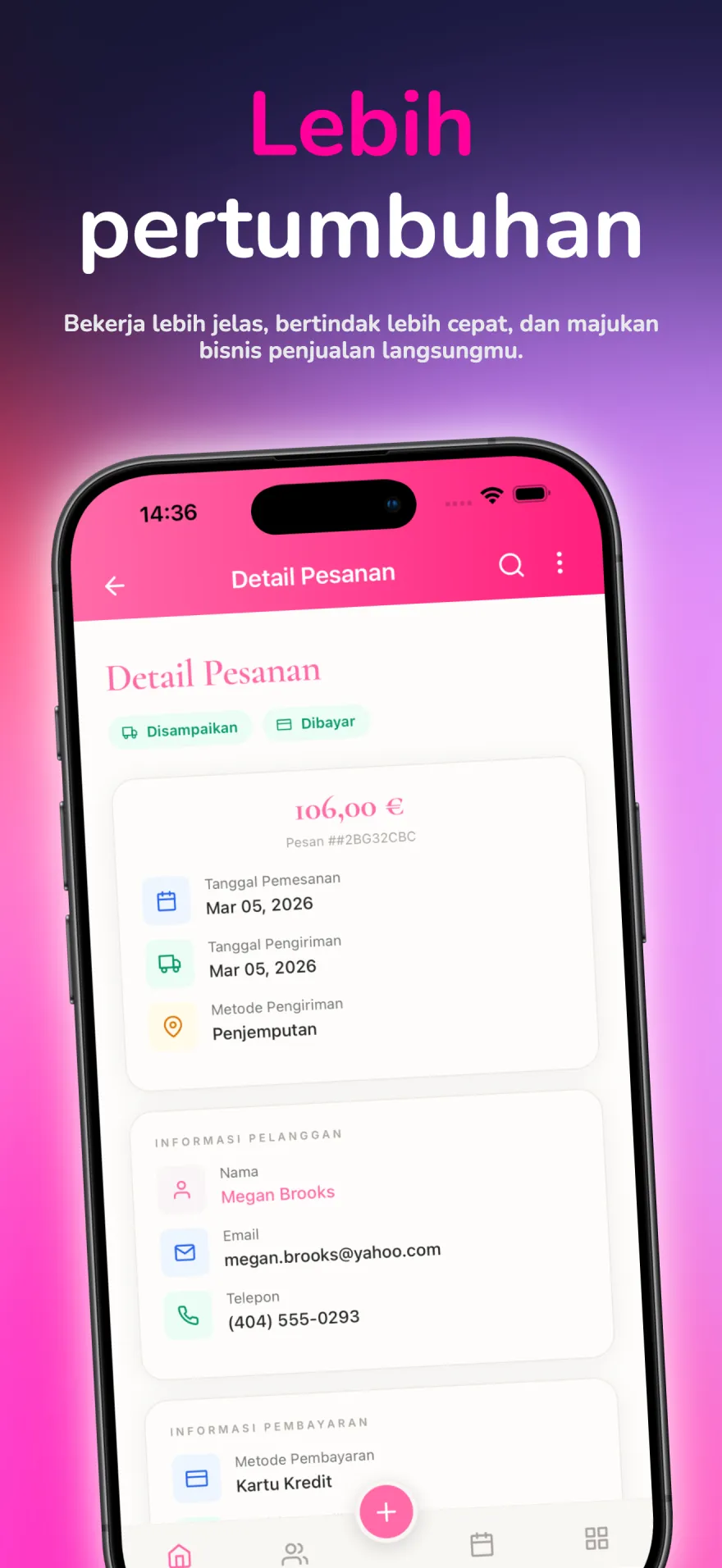 Dasbor keuangan dengan laporan pendapatan, pengeluaran, dan laba