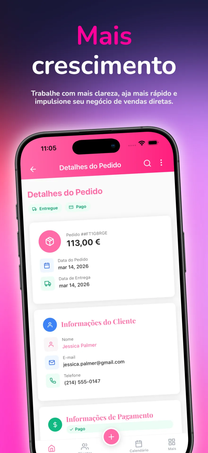 Painel financeiro com relatórios de receita, despesas e lucro