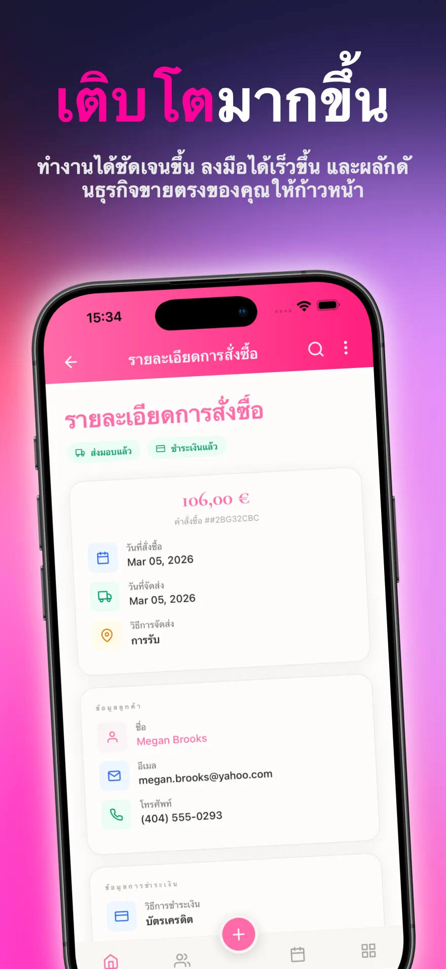 แดชบอร์ดการเงินพร้อมรายงานรายได้ ค่าใช้จ่าย และกำไร