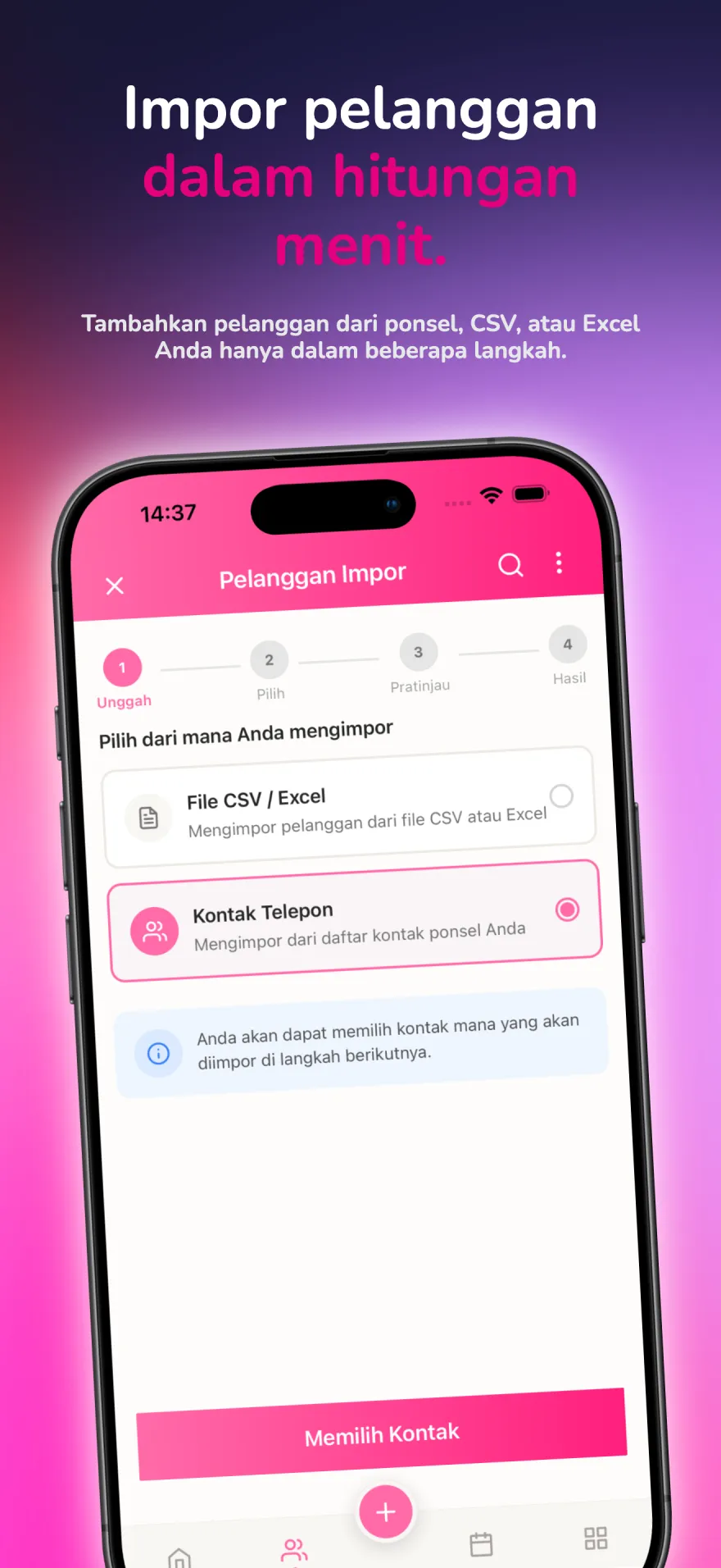 Katalog produk dan pelacakan inventaris dengan tingkat stok dan margin laba