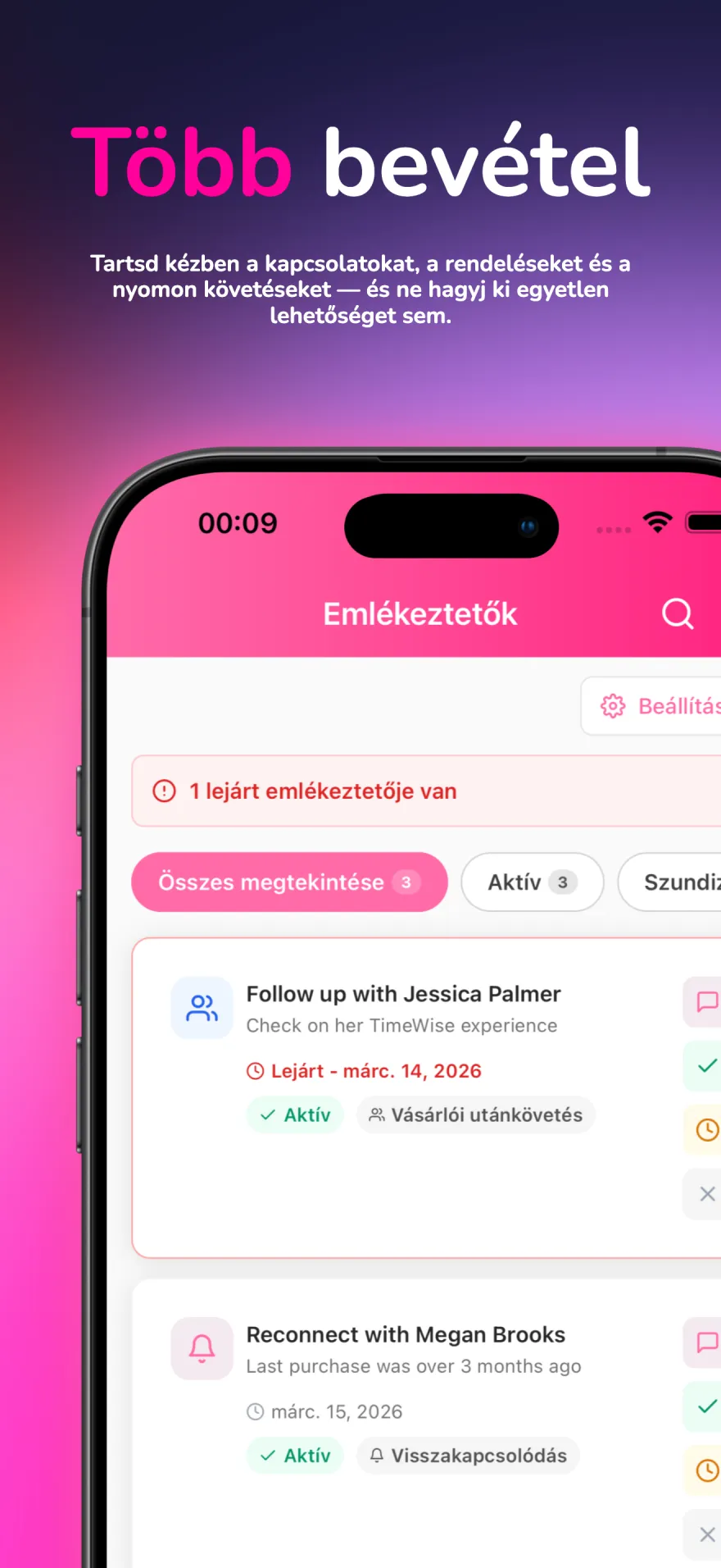 WhatsApp-üzenetsablonok és automatikus ügyfélemlékeztetők