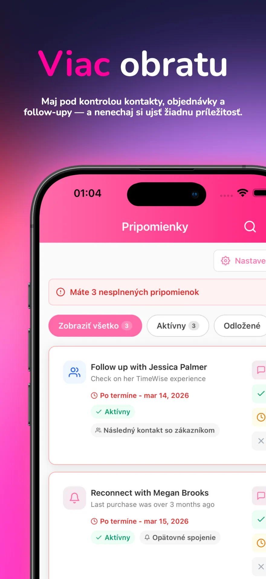 Šablóny správ WhatsApp a automatické pripomienky pre zákazníkov