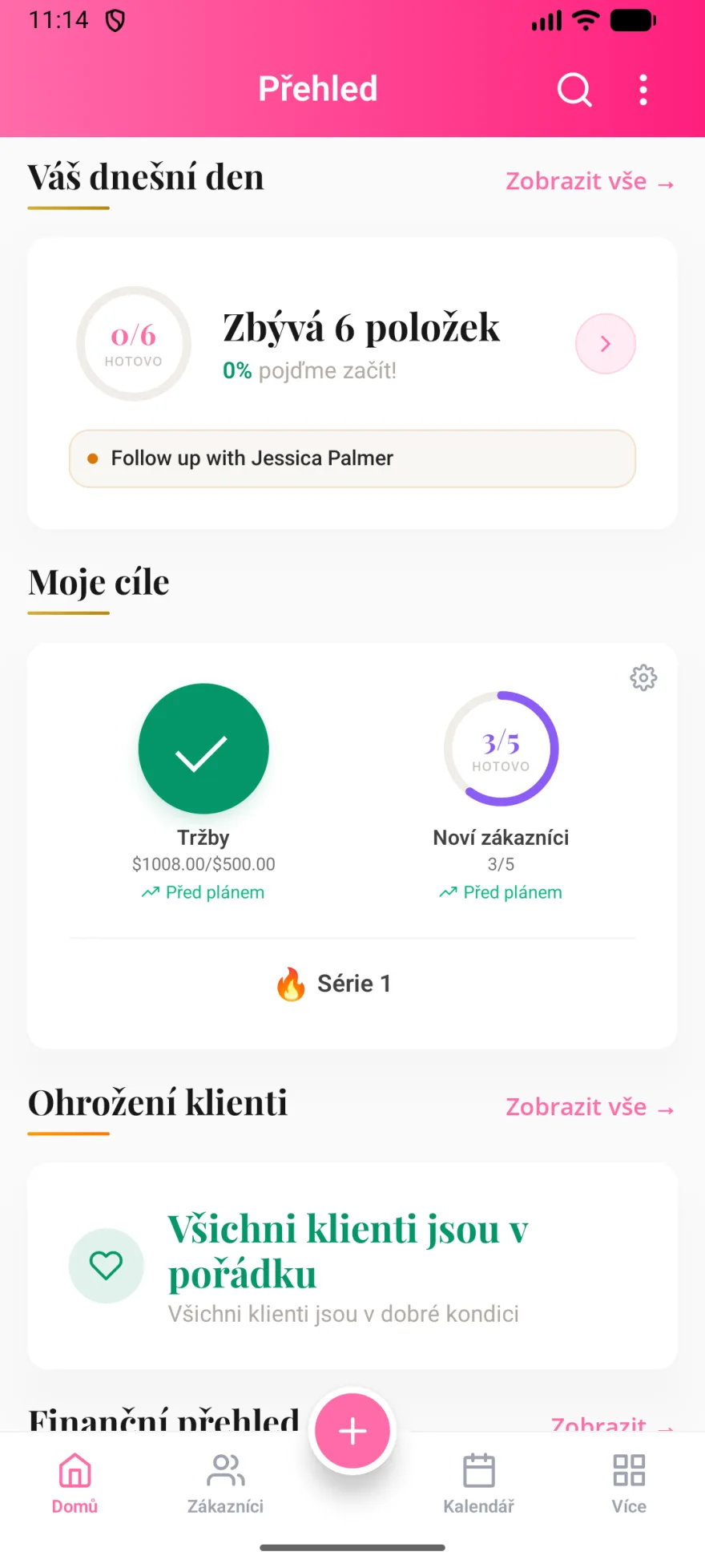 Snímek obrazovky MyPink Party